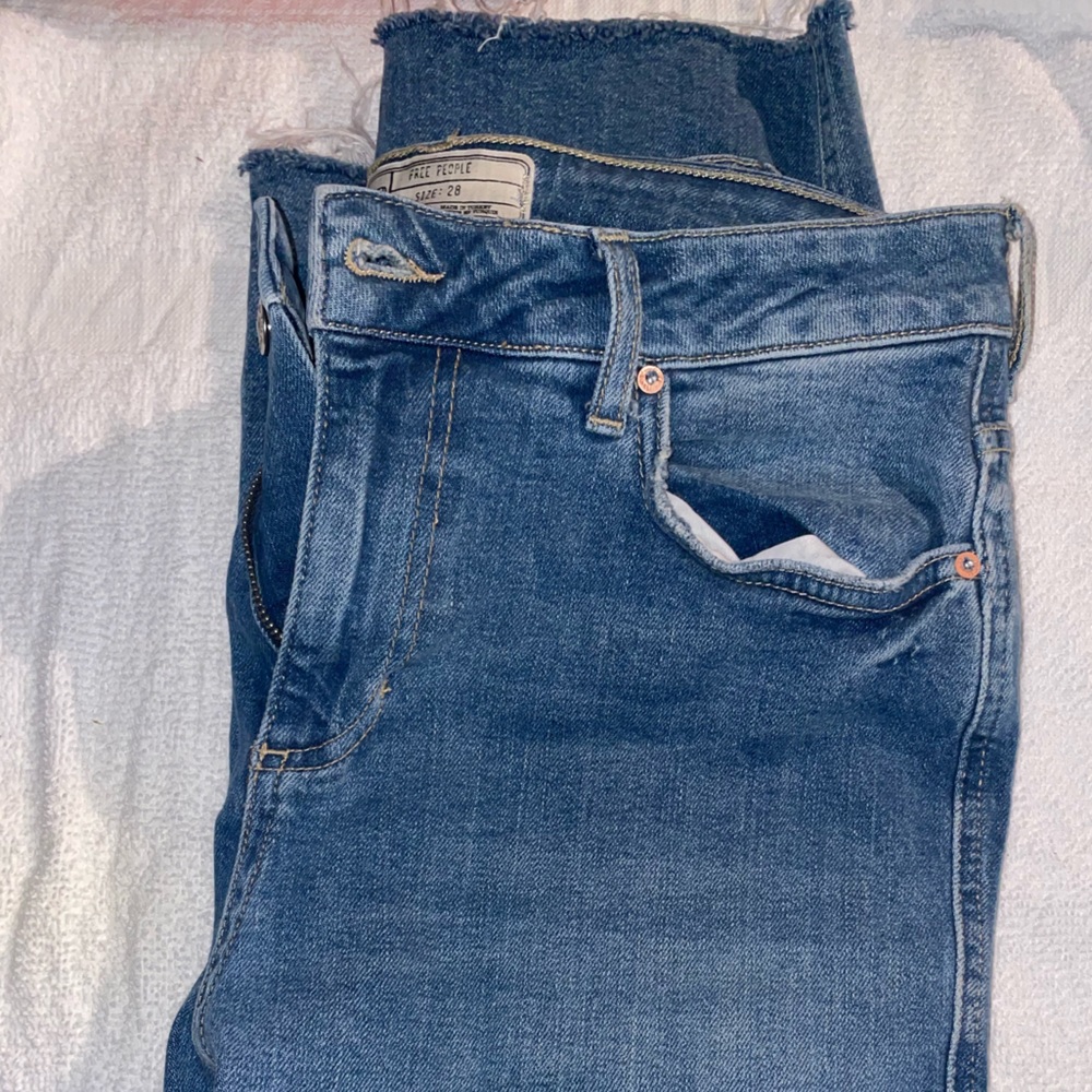 Free People Mid-Waisted Jeans
